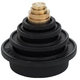 ICD Robert Welch Designer Round Cast Iron Kitchen Weights (Imperial), Brass