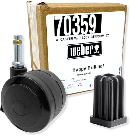 Weber # 70359 Fixed Caster with Insert