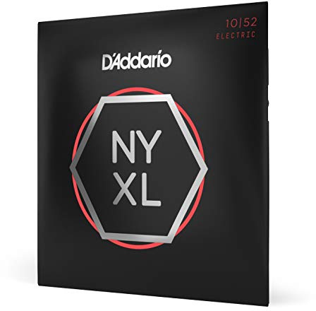 D'Addario Corde Chitarra Elettrica | NYXL NYXL1052 | Top leggero/fondo pesante, 10-52, 1-Pacchetto