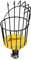 Panier cueille fruits métallique Ø14cm