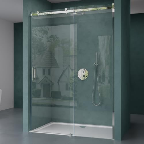 Mai & Mai Duschtür Nischentür dusche Duschkabine Schiebetür 135x195cm