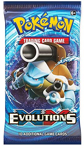 Pokemon XY12 Evolutions Booster Pack: 10 Additional Cards for Pokemon Trading Card Game (Random, English Language)