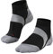 FALKE Unisex Fahrradsocken BC6 Short Racing U Sso Lyocell Funktionsmaterial antiblasen 1 Paar, Schwarz Black-Mix 3010, 37-38