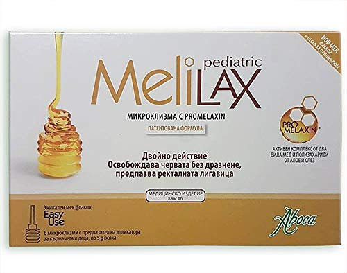 ABOCA Melilaz pediatric microenema pra lactantes y niños 6x5g