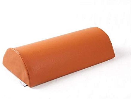 SW Bedding Halbrolle aus Schaumstoff LagerungsSW Bedding Halbrolle KnieSW Bedding Halbrolle NackenSW Bedding Halbrolle mit Bezug (Kunstleder Faro terrakotta, Länge: 40cm Ø 15cm)