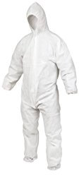 OX Tools S243701 Ox Pp Disposable Coverall 40g, Blanco, Talla S