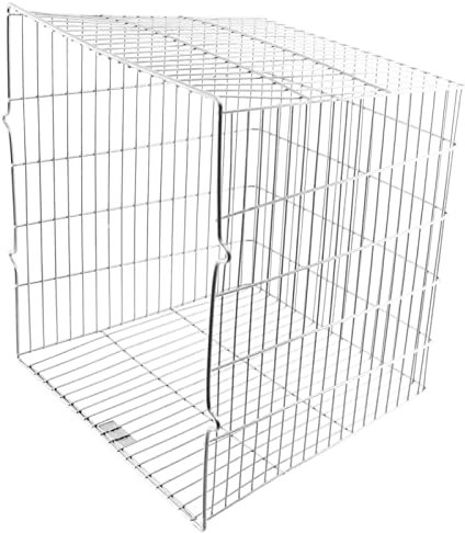 SPARES2GO Universal Zinc Coated Terminal Guard Square Deep Boiler Flue Cage (11'' x 10'' x 10.5'')