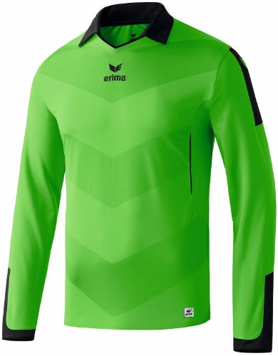 erima Herren Trikot Dublin langarm, green/schwarz, M, 314287