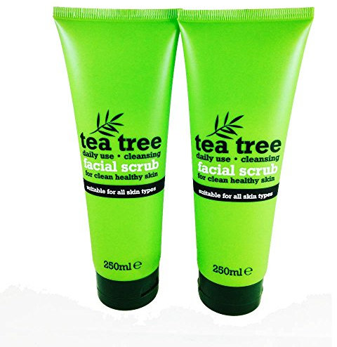 Tea Tree All Skin Types Cleasing Facial Scrub, Pack of 2