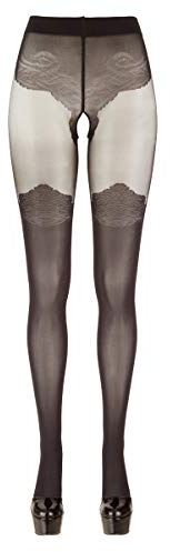 Cottelli Collection Collant Ouvert Taille 3 Noir