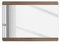 trendteam smart living - Malea - Wandspiegel - Eiche San Remo - Spiegel für die Garderobe - (BxHxT) 90 x 64 x 4 cm - Garderobenspiegel mit Rahmung