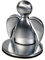 Out of the blue 24/1041 Metall-Quittungshalter. Schutzengel. magnetisch auf o...