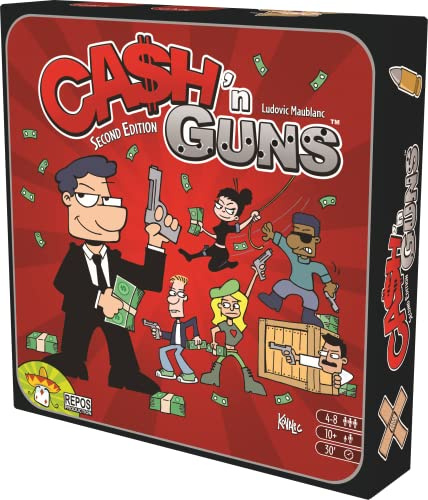 Repos Production ASMCG-EN02 CG02 Cash N' Guns Second Edition