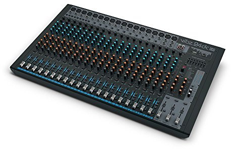 LD Systems VIBZ 24 DC - Mesa de mezclas de 24 canales con sección de efectos digitales y compresor