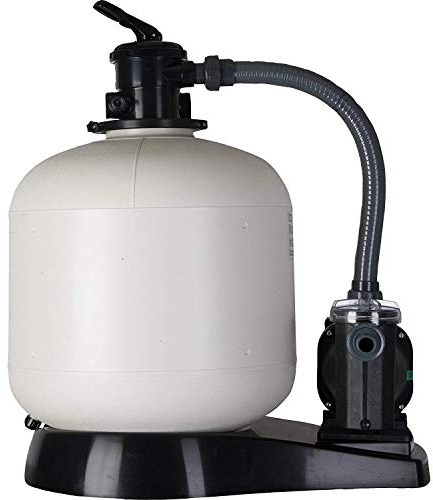 Gre FA6100 - Sandfilter für Pools mit Vorfilter, 10 m³/h, Leistung 485W, für freistehende, eingelassene oder Aufstellpools