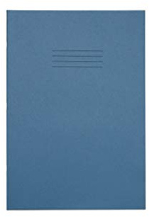 Rhino A4 Exercise Books, 5mm Squared, 80-Page / 1-Pack, Light Blue | Notebooks with Small Squared Paper, Ideal for Maths Lessons - Perfect for Calculations, Accurate Charts & Technical Drawing