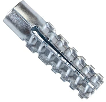 PARCO Gasbetondübel 8x60 mm - Stahl verzinkt - 50 Stück Porenbetondübel Metalldübel