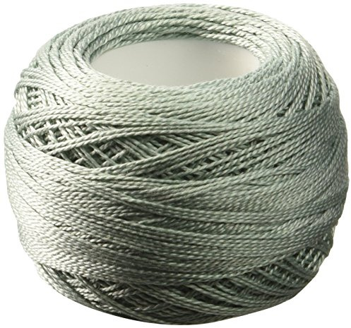 DMC Pearl Cotton Ball Size 12 141yd, Light Gray Green
