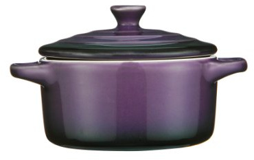 Premier Housewares OvenLove Casserole Dish with Lid - 10 cm, Purple