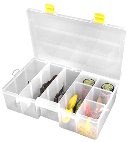 Spro Tackle Box 35,5x23x10cm - Tacklebox für Wobbler & Gummiköder, Köderbox für Swimbaits & Gummifische, Angelbox für Köder