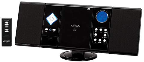 Jensen Wall Mountable Vertical Loading CD Player with Stereo Speakers JEN-JMC-180A