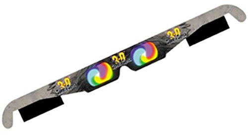 Occhiali 3D Chromadepth (confezione da 2), Nero , Adult / Child