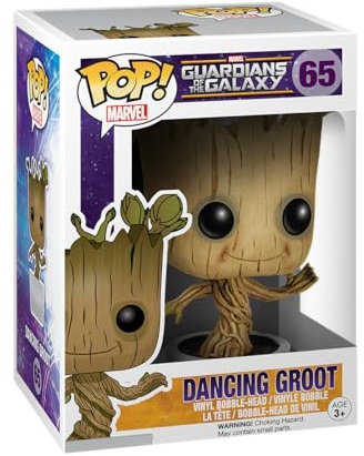 Funko POP! Marvel: Guardians Of the Galaxy - Dancing Groot - Guardians Age 14+ Of the Galaxy - Collectable Vinyl Figure - Gift Idea - Official Merchandise - Toys for Kids & Adults - Movies Fans