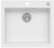 AXIS KITCHEN Mojito 60 Küchenspüle Farbe Axis Weiss Material Axigranit 60er Unterschrank Spülbecken Siphon, Exzenterbedienung