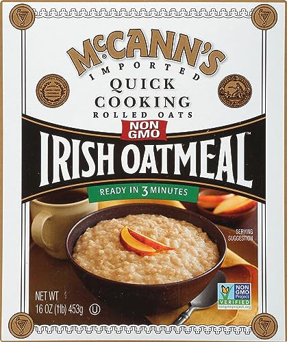 Quick Cooking, Rolled Oats, 16 oz (454 g) - McCann's Irish Oatmeal