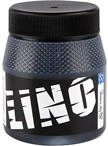 Creativ 100263 Inchiostro per stampa a blocchi, nero, 250 ml