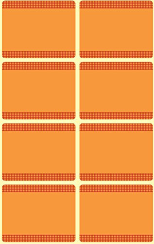 AVERY Zweckform 59370 GefrierEtiketten temperaturbeständig bis zu -20°C 40 Aufkleber orange rot