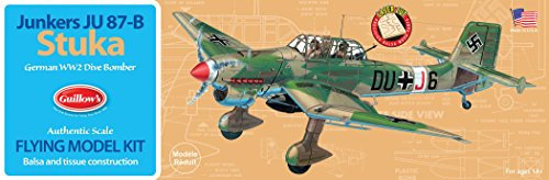 Guillow's Junkers JU 87-B Stuka Balsa Model Kit