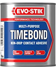 Evo Stik Time Bond Contact Adhesive, High Strength, Multi-Purpose, Non-Drip - 500ml