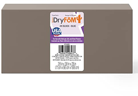 FloraCraft Floral Desert DryFōM Brick 2.8 Inch x 3.8 Inch x 7.8 Inch Brown
