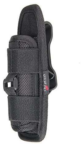 Ultrafire Étui pour Lampe de Poche pour Ceinture de Service, Pochette pour Lampe Torche LED avec Clip Rotatif à 360 Degrés, Étui de Transport pour Lampe de Poche Tactique