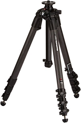 Manfrotto MT057C4-G Carbon Fiber Stativ mit 3 Auszügen und Kurbelsäule