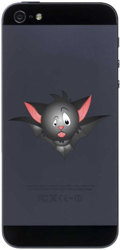 Handy-Aufkleber - Fledermaus 09 - bat - Handy Skin - 50 mm Aufkleber