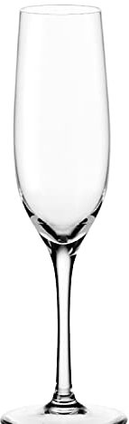 Leonardo Ciao+ Sektglas, 1 Stück, Prosecco-Glas mit gezogenem Stiel, spülmaschinenfester Sekt-Kelch, 190 ml, 061445