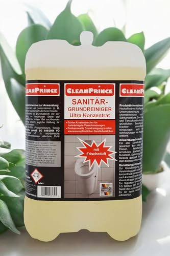 10 liter behållare CleanPrince sanitär – grundrengöring ultrakoncentrat | för kraftigt stressade sanitära områden