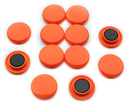 Medium Orange Planning Office Magnete Für Kühlschrank, Whiteboard, Notizboardpaket von 12