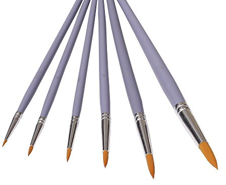 6 Toray Künstlerpinsel Spitzpinsel spitz Pinsel Set Toraypinsel Acrylpinsel Aquarellpinsel