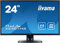 iiyama X2481HS-B 24 Inch VA LCD with slim bezel, 6ms, Full HD 1920x1080, 250 cd/m² Brightness, 1x HDMI,1 x DVI, 1 x VGA, 2 x 2W Speakers