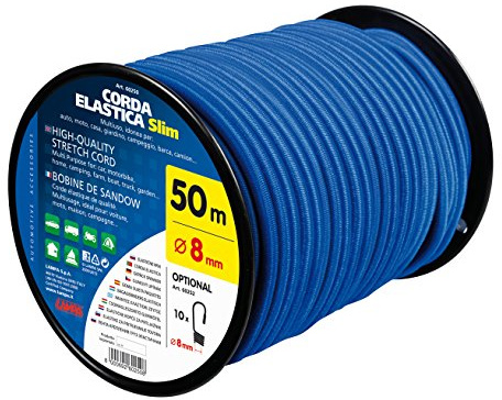 LAMPA 60250 Corda elastica con ganci Blu