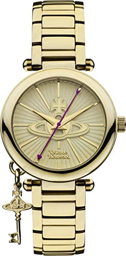 Vivienne Westwood Damen-Armbanduhr Kensington II Analog Quarz Edelstahl VV006KGD