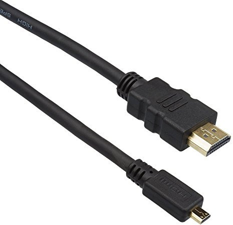 3 Meter MICRO HDMI to HDMI cable - 1.8M 24K Gold Connectors - IDeal For Connecting HD Devices using the new Micro HDMI connector To Camcorder, Tablets, Mobile Phones to PC or HD TV 1080p Full HD -- Type D to Type A -- (Life Time Warranty)