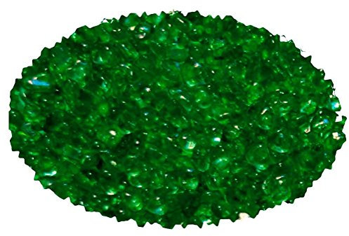Haquoss Pearl Green, Ghiaia in Vetro per Acquario, 1 kg