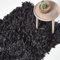 Homescapes Lederteppich/Bettvorleger Dallas 90 x 150 cm, Fransenteppich aus 100% Echtleder, moderner Shaggy-/Hochflor-Teppich, schwarz