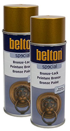 Kwasny Bronze Lackspray Antikgold 400Ml Spraydose Dekolack Sprühlack 323 155 2X