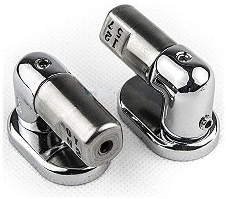 Roca Nexo Replacement Soft Close WC Toilet Seat Hinge Set Chrome Hinges (Model A)
