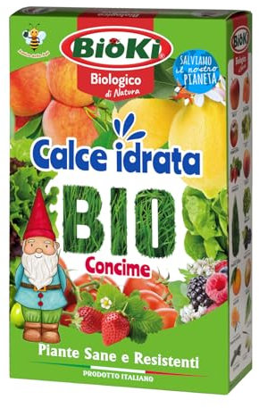Bioki Lima hidratante para la corrección de soluciones y para la preparación de la Papilla de Burdeos, Estuche de 500 g de Alta solubilidad